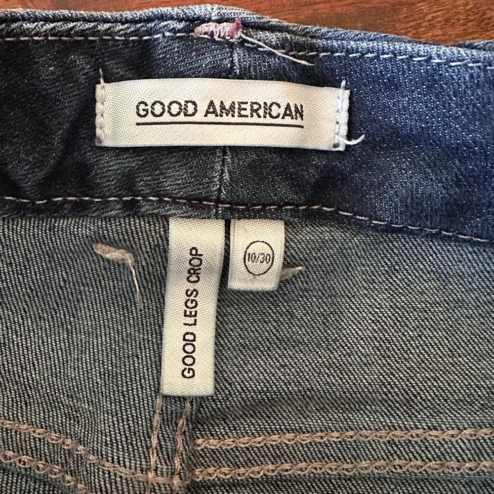 Good American Good Legs Crop Skinny Jeans Blue Size 10/30
Stretch - Picture 2 of 8